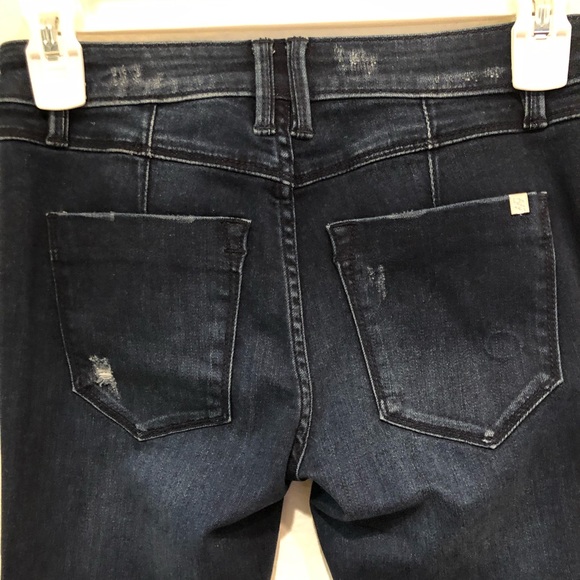 Bebe Dark Ripped Skinny Jeans - Picture 4 of 5